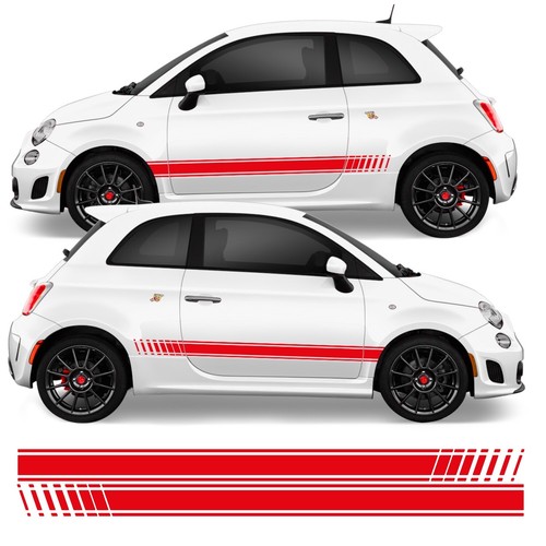 Side stripes fade graphics - side,