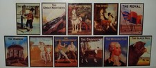 Vintage Set of 11 TETLEYS Pub Sign collection 1993 Fridge Magnets