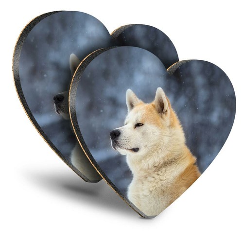 Heart mdf coasters - heart,