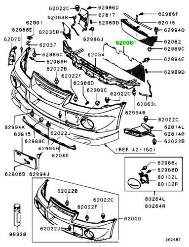 Net bumper ctr - net,, fr