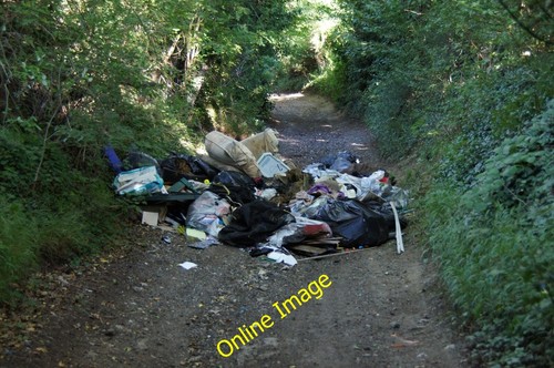 Photo 6x4 new waste - waste, on