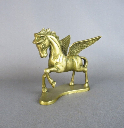 Pegasus statue brass sculpture - pegasus,