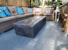 Concrete Gas Fire Pit Table