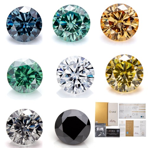 Mixed color vvs1 round cut - color,