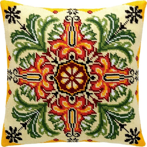 Cross stitch cushion - stitch, pillow