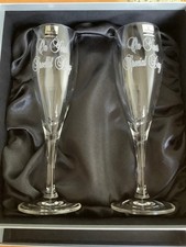 x2 Gleneagles Crystal Engraved
