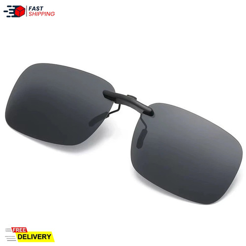 Sunglasses polarised clip - sunglasses, on