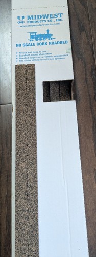 Midwest cork roadbed 3ft - roadbed, 9