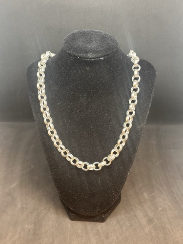 925 solid silver belcher - silver,