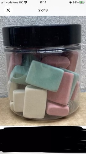 Chunky pencil rubber erasers - pencil, x