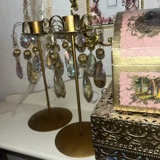 Vintage Goldtone Crystal