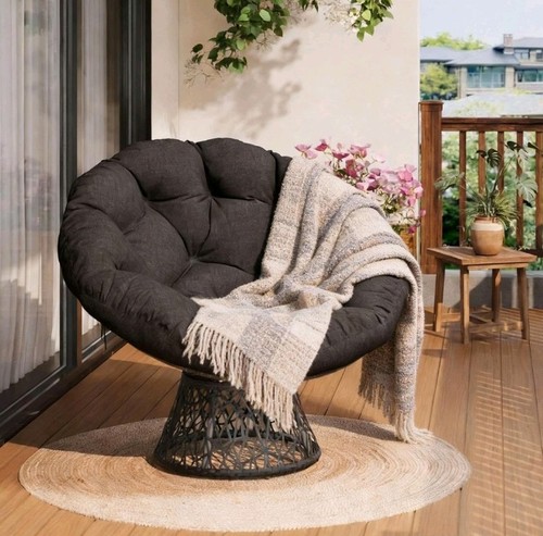 360 swivel rattan papasan - 360°,