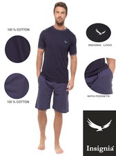 Mens Pyjamas Shorts Set Short
