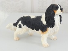 CAVALIER KING CHARLES SPANIEL DOG STANDING BY BORDER FINE ARTS- PERFECT
