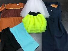 Bundle Of Childrens Dressing Up Clothes Brown Viking Dress Blue Dress 2 x Tutu's