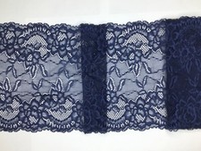 2 METRES Dainty Navy Blue Soft