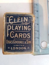 Vintage - Chas. Goodall & Son of London -Elfin - 52 Miniature Playing Cards