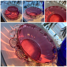Vintage cranberry glass bon - vintage,