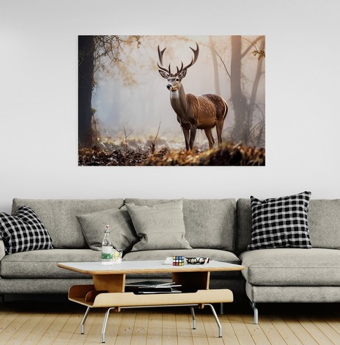 Stag deer animal canvas - stag,