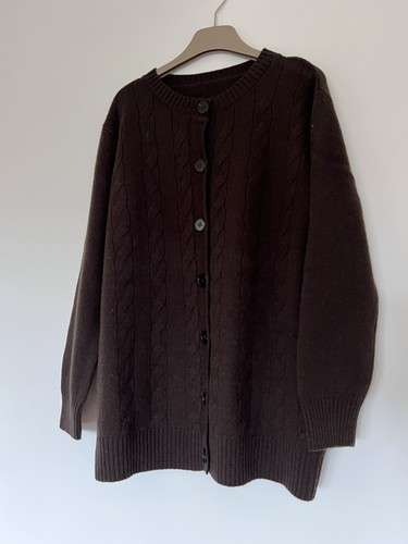 Pure soft wool cardigan - soft,