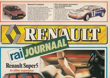 Renault Journal R5 R9 Alpine