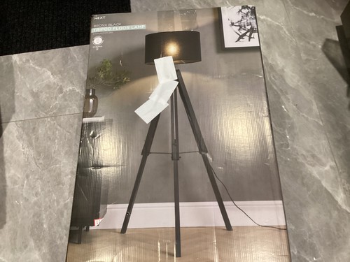 Next bronx black tripod floor - black,