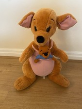Mattel Winnie the Pooh Kanga and Roo 21" Plush Toy Vintage Arco Large