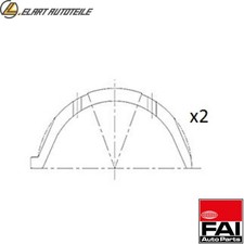 SPACER CRANKSHAFT BT3009-STD FOR FORD T3DA/T3DB/T1DA/T1DB/T1BA 1.6L DS