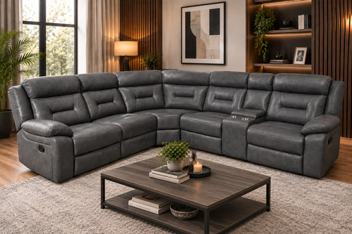 Brand new grey - new, leather