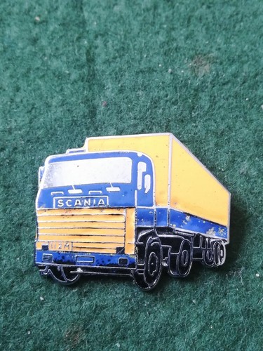 Old enamel scania 112m lorry - old,