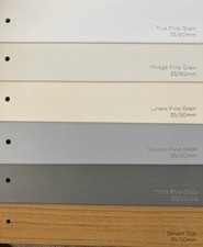  FAUX WOOD WOODEN VENETIAN BLINDS  MADE TO MEASURE   CHILD SAFE  WATERPROOF