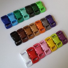 10 X 10MM 3/8 CONTOURED BUCKLES PARACORD BRACELETS CURVED WEBBING SIDE RELEASE