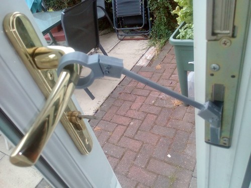 French patio door stay - french,
