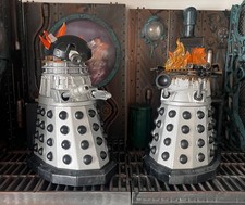 2 x custom Destroyed Dalek