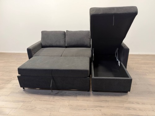 Reagan charcoal fabric - charcoal,