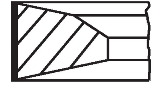 Mahle 005 piston ring - piston,