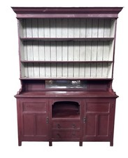 Vintage Victorian Dresser Large Kitchen Dresser Painted