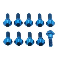 Titanium Disc Bolts Blue