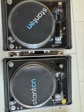 Stanton T.62 Direct-Drive Turntables Pair - Including Flight Cases