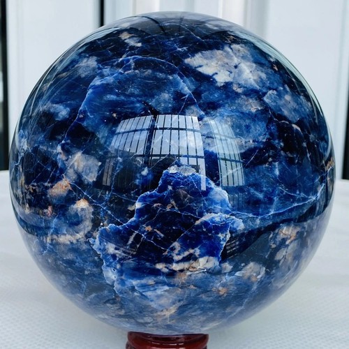 Natural blue sodalite crystal - blue,