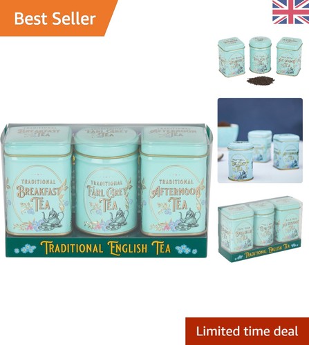 Vintage tea tins with - tins, classic