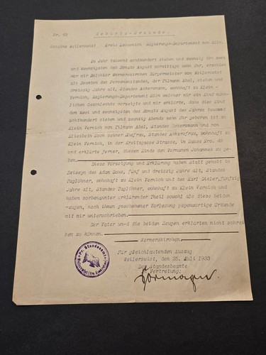 1933 third reich birth - third,