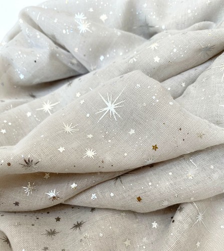 Shining star foil print - star,