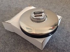 Steel Barnacle Desmo Style Suction Car Tax Disc Holder - Vintage / Classic Car