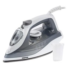 GEEPAS Steam Iron 1750W NonStick Soleplate Dry/Steam Iron Adjustable Temperature