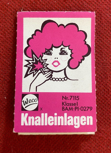 Vintage knalleinlagen matches - knalleinlagen,