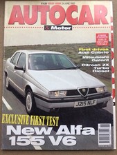 Autocar Magazine - 24 June 1992 - Alfa 155 V6, Porsche 968 Cab, 525tds v 520i