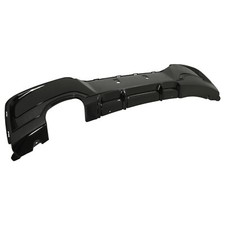 BLACK REAR DIFFUSER BUMPER SINGLE EXIT M SPORT LOOK FOR BMW 1 SERIES F20 12-15