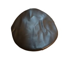 Peaked Cap Rain Cover Protector Black Vinyl Elasticated Police Hat Cover
