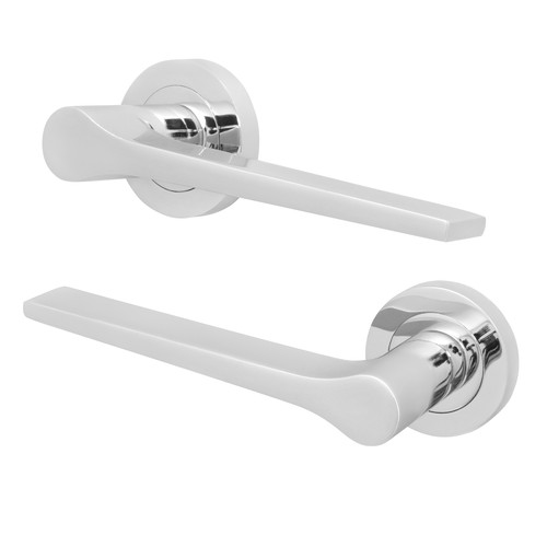 Chrome internal door handle - internal,